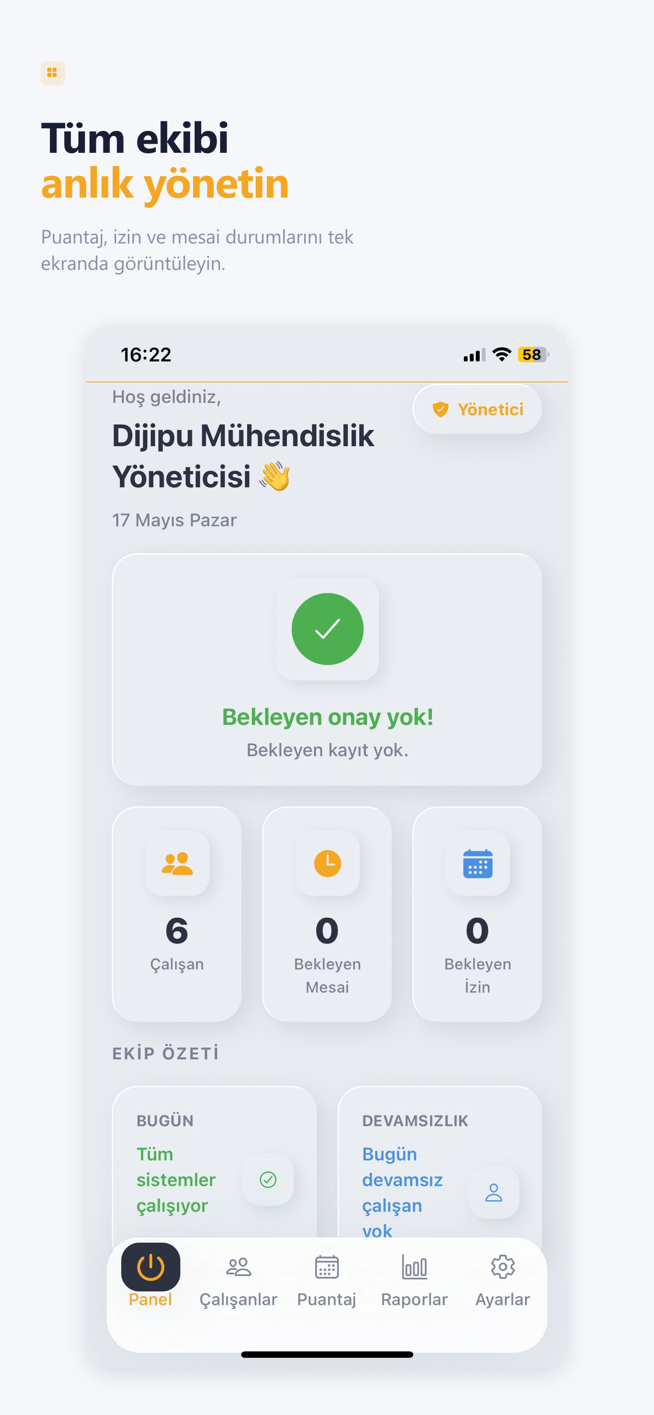 dijiPU yönetici paneli